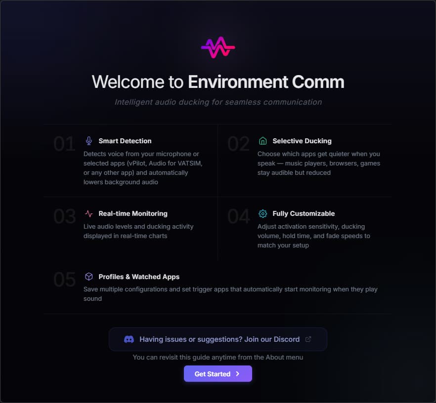 Environment Comm screenshot 2
