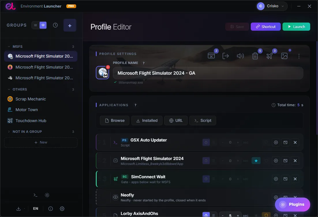 Environment Launcher
